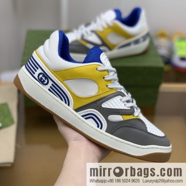 Gucci Gucci uses leather + breathable mesh iconic His & Hers sneakers