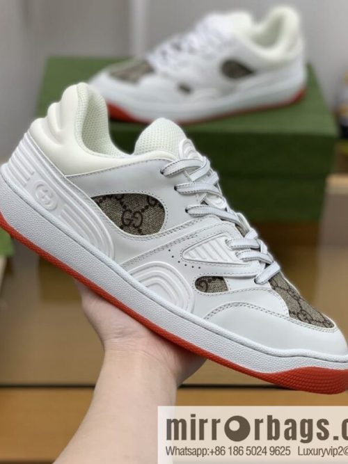 Gucci Gucci uses leather + breathable mesh iconic His & Hers sneakers