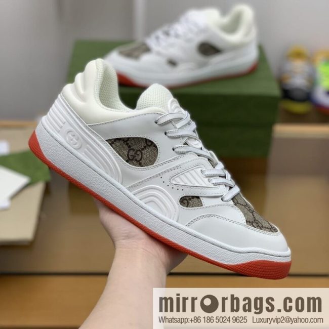 Gucci Gucci uses leather + breathable mesh iconic His & Hers sneakers