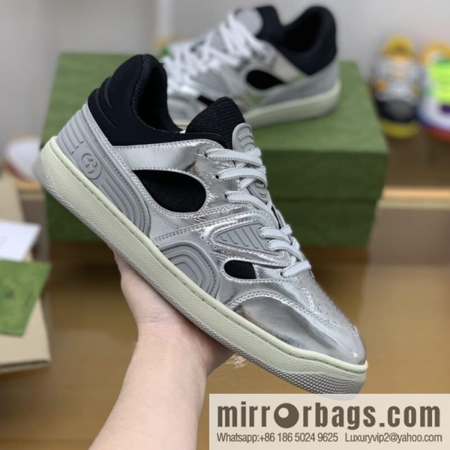 Gucci Gucci uses leather + breathable mesh iconic His & Hers sneakers