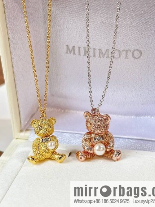 New Mikimoto bear 🐻 necklace