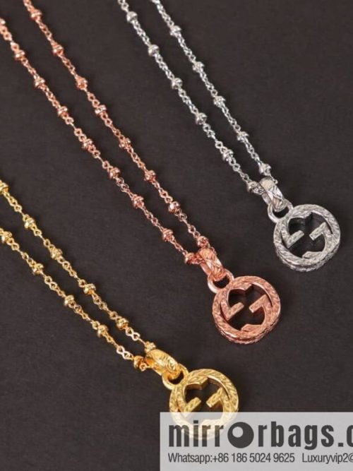 New Gucci gucci double G necklace