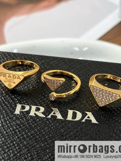 Prada triangular ring