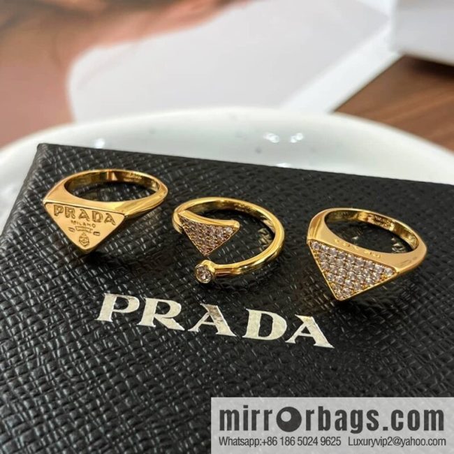 Prada triangular ring