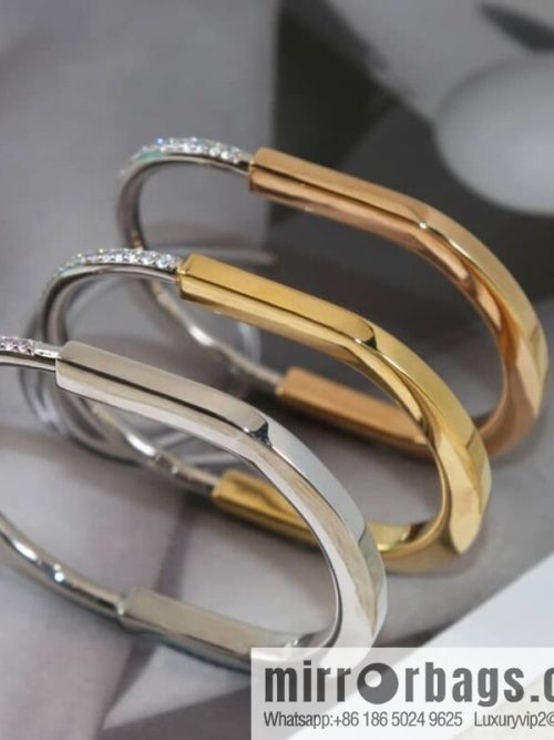 Tiffany Lock Full Drill, Half Drill, Spaced Drill, Glossy Lock Bracelet Bracelet