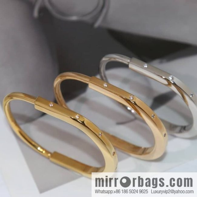 Tiffany Lock Full Drill, Half Drill, Spaced Drill, Glossy Lock Bracelet Bracelet