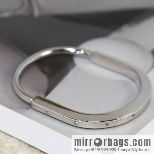 Tiffany Lock Full Drill, Half Drill, Spaced Drill, Glossy Lock Bracelet Bracelet - Image 2