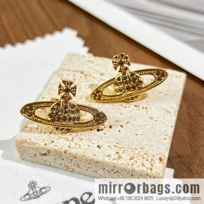 New ☑️ Vivienne Westwood Queen Mother Saturn earrings - Image 2