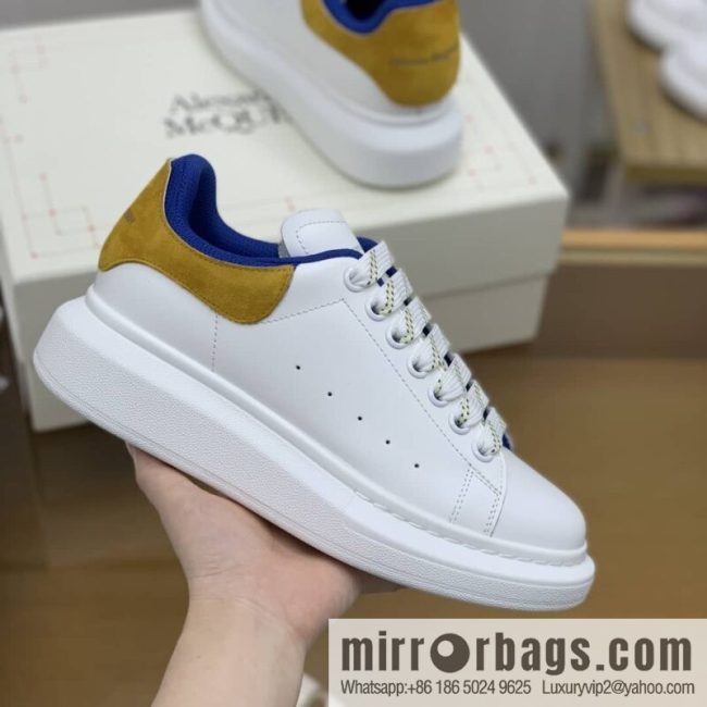 AlexanderMcQueen [MQ Double Layer Yellow Tail] Upgraded MQ~ Unisex sneakers of the same style