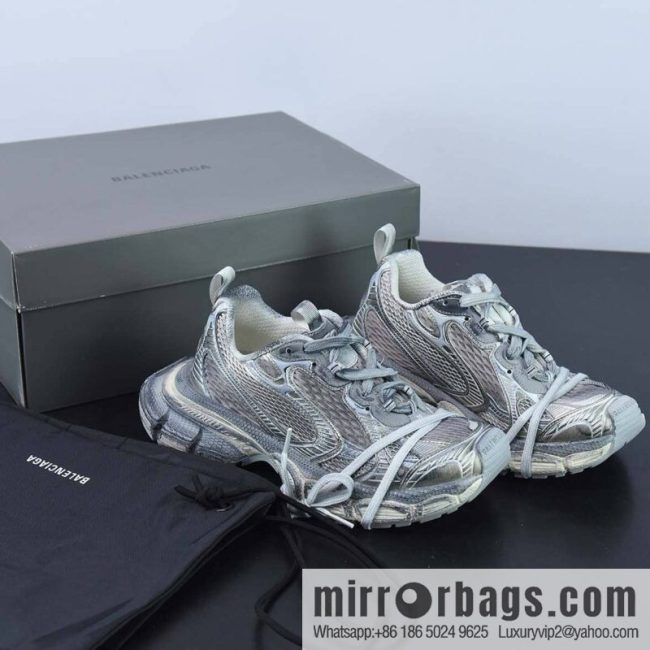 BALENCIAGA 3XL Sneakers Balenciaga 10th generation mesh lace-up low-top catwalk Vintage dad shoes