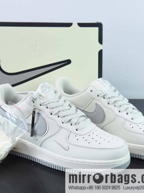 Nike Air Force 1 Low \'07 \"Keep Fresh\" Gray Silver Small Hook Low Help Air Force No. 1 Casual Board Shoes Item Number: BM1996-033