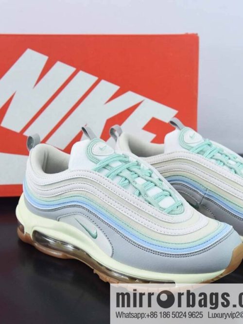 NK Air Max 97 gray-green women\'s sports running shoes, official item number: DX5766 131