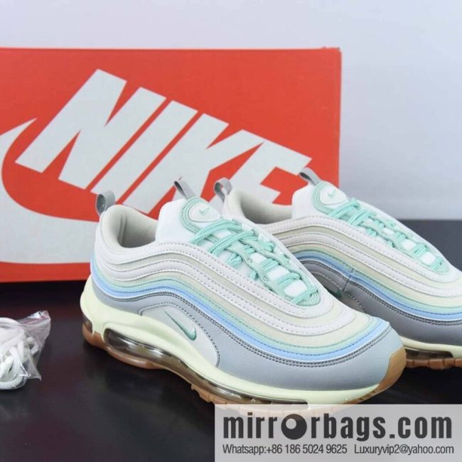 NK Air Max 97 gray-green women\'s sports running shoes, official item number: DX5766 131