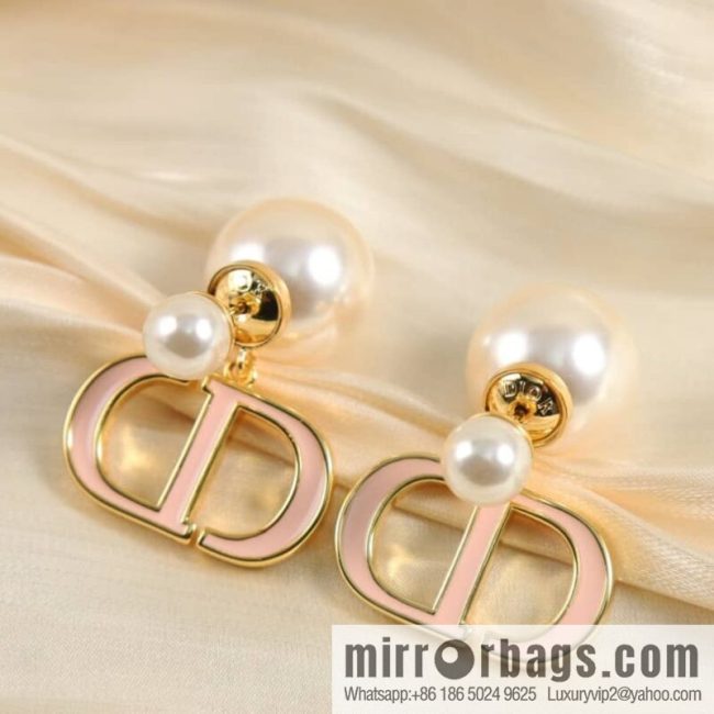 New ☑️ DIOR Dior size pearl CD stud earrings - Image 2