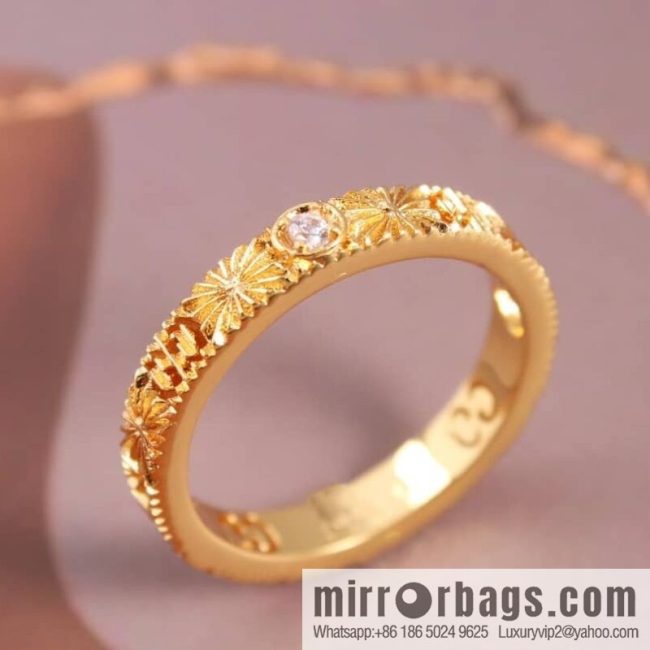 New gucci Gucci lcon series double G ring - Image 4