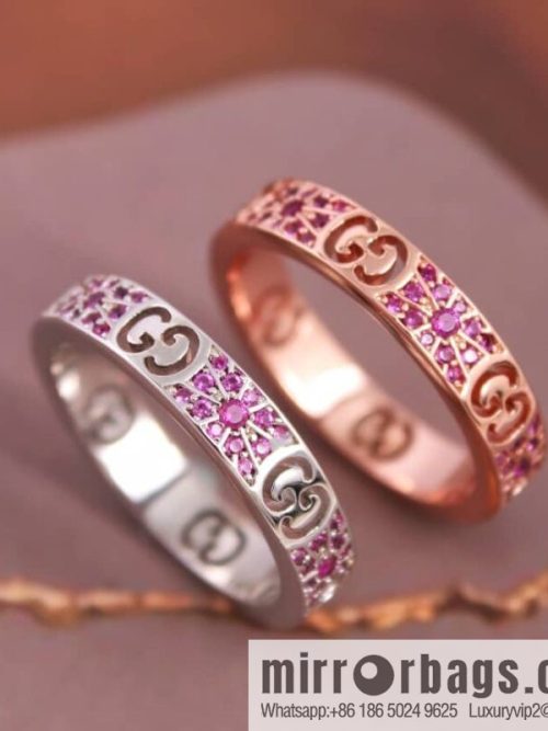 New gucci Gucci lcon series double G ring