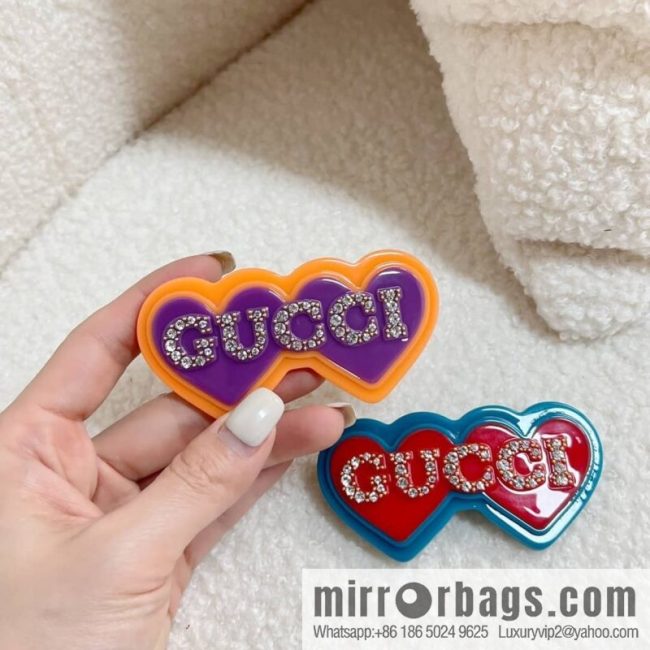 New Gucci full diamond gucci letter hairpin hairpin
