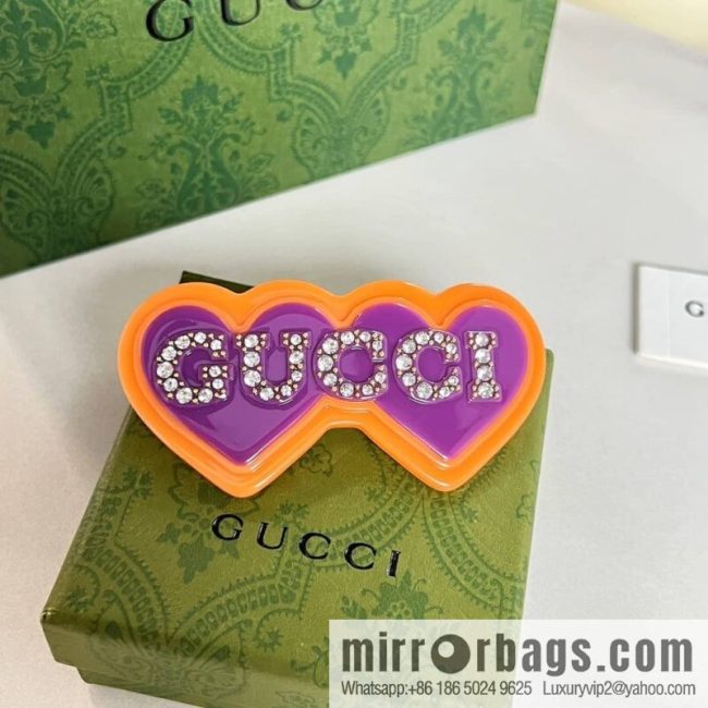 New Gucci full diamond gucci letter hairpin hairpin - Image 2