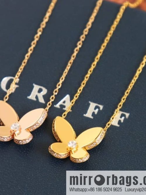 GRAFF butterfly necklace with diamonds