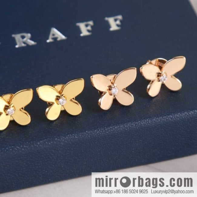 GRAFF butterfly stud earrings