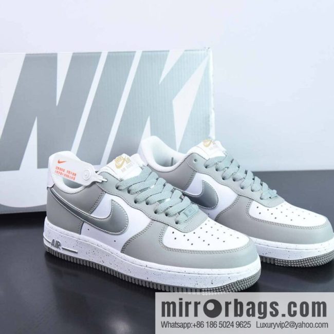 Nike Air Force 1 Low \'07 \"gray silver splashing ink\" low-top Air Force No. 1 casual board shoes Item number: MK5639-889