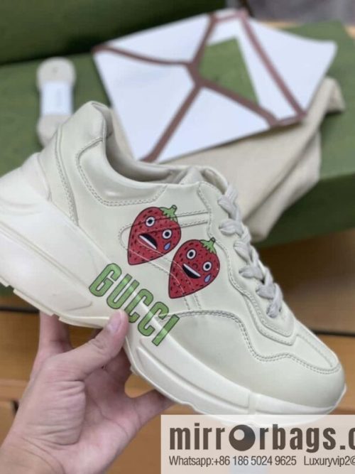Gucci Gucci [New G Home High Version] Unisex Vintage sneakers