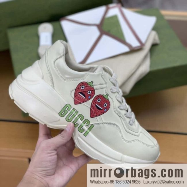 Gucci Gucci [New G Home High Version] Unisex Vintage sneakers