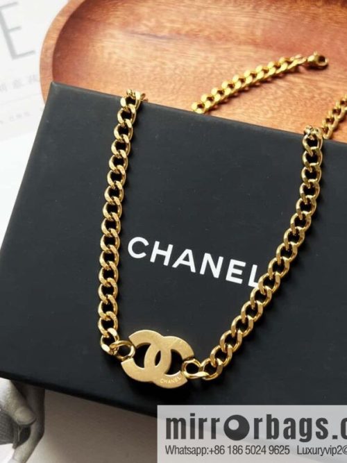 New ☑️ Chanel gold double c necklace