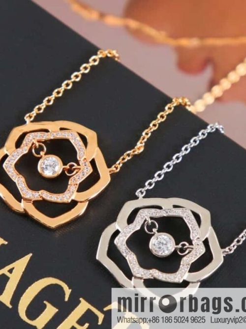 Piaget rose necklace