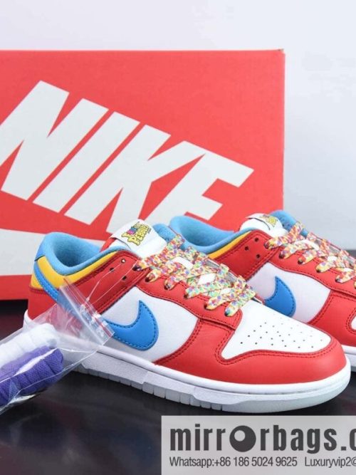 Nike Dunk Low \"Fruity Pebbles\" James joint name, fruit wheat low-top sneakers item number: DH8009-600