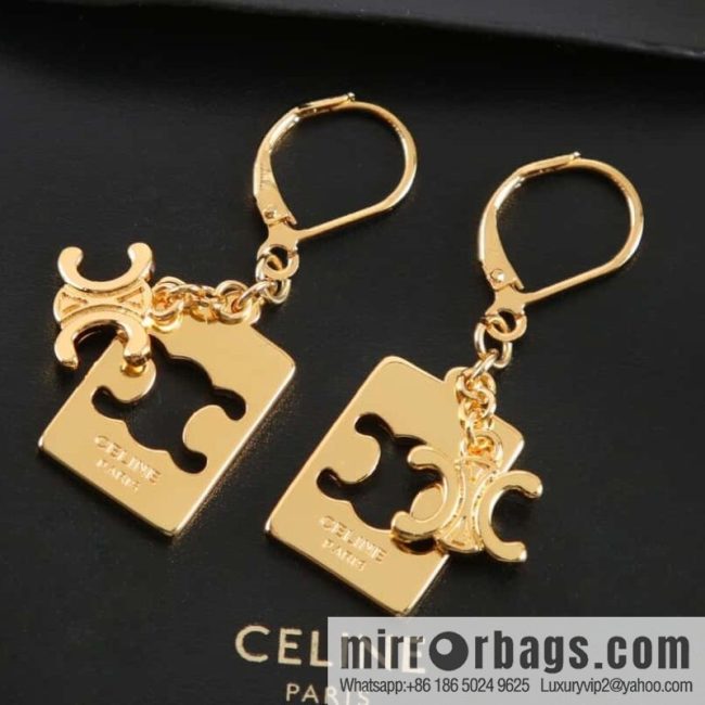 New Celine fringed Arc de Triomphe earrings - Image 2