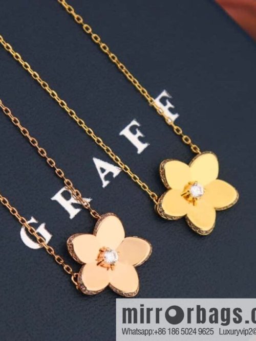 GRAFF flower necklace with diamonds