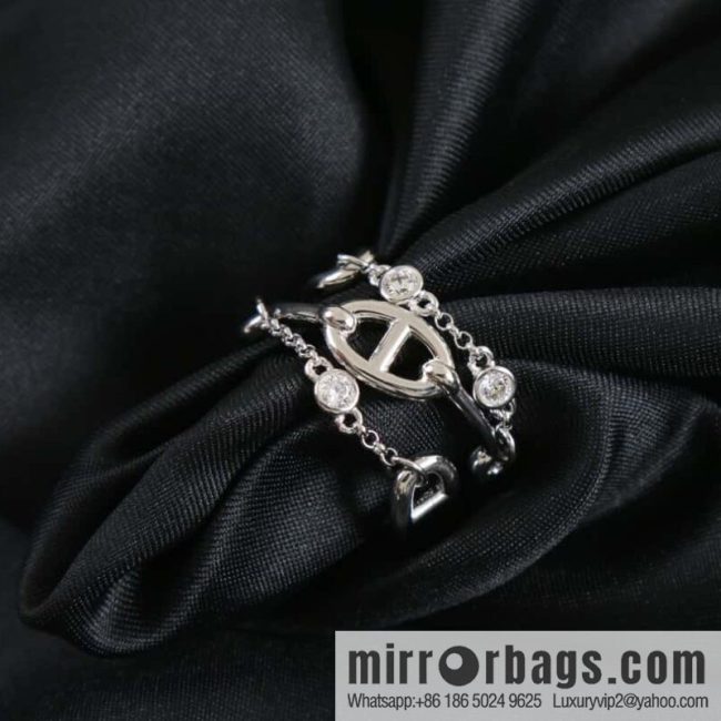 New ☑️ Hermès HERMES chain strap ⛓ pig nose ring - Image 3