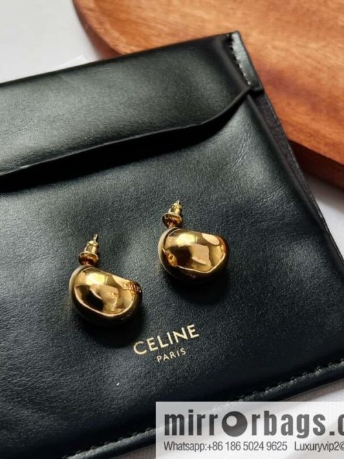 New ☑️ Celine gold drop stud earrings