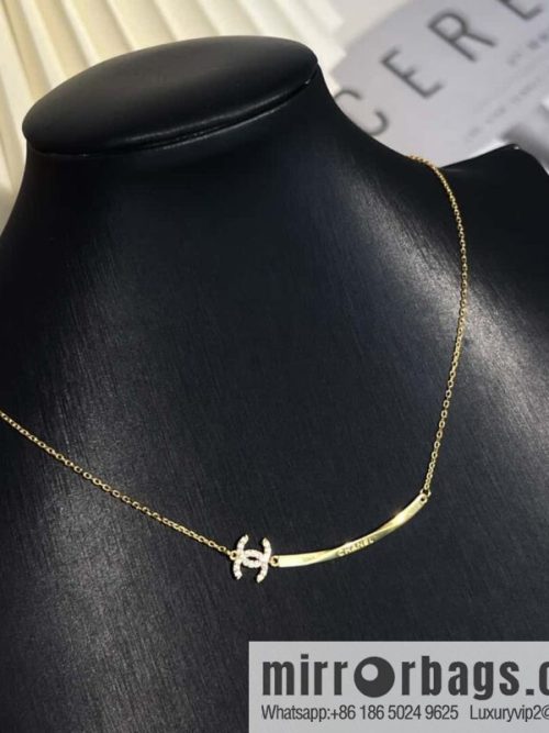 New ☑️ Chanel square double c necklace