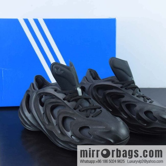Adidas adiFOM Q \"Core Black Carbon\" epi coconut wind low-top beach leisure inner boots socks hole shoes \"granite black\" HP6586