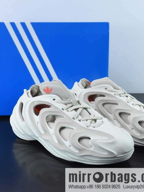 Adidas AdiFOM Q cut-out gray and white Adi new series autumn and winter hole shoes GY4455818