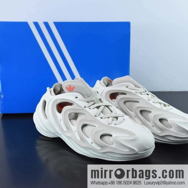 Adidas AdiFOM Q cut-out gray and white Adi new series autumn and winter hole shoes GY4455818