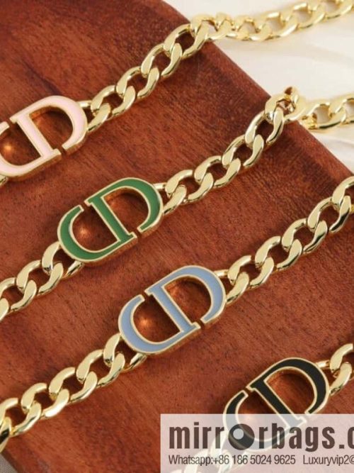 New ☑️ DIOR Dior enamel CD necklace