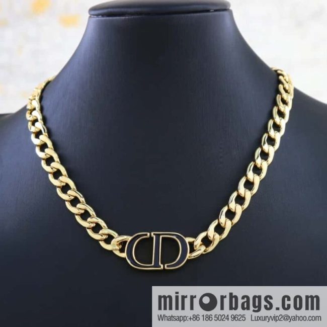 New ☑️ DIOR Dior enamel CD necklace - Image 2