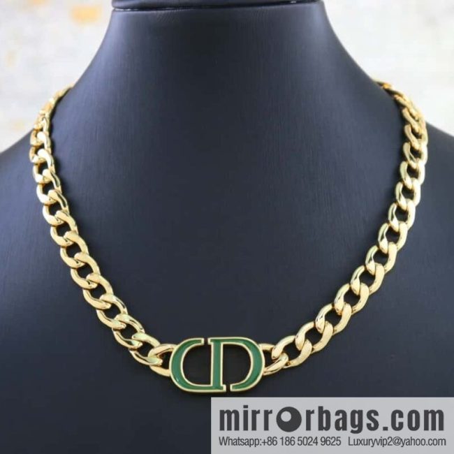 New ☑️ DIOR Dior enamel CD necklace - Image 4