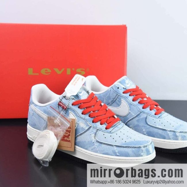 Nk Air Force 1 Low Levi\'s joint name, denim Air Force One low-top casual board shoes, item number: LE5050-012