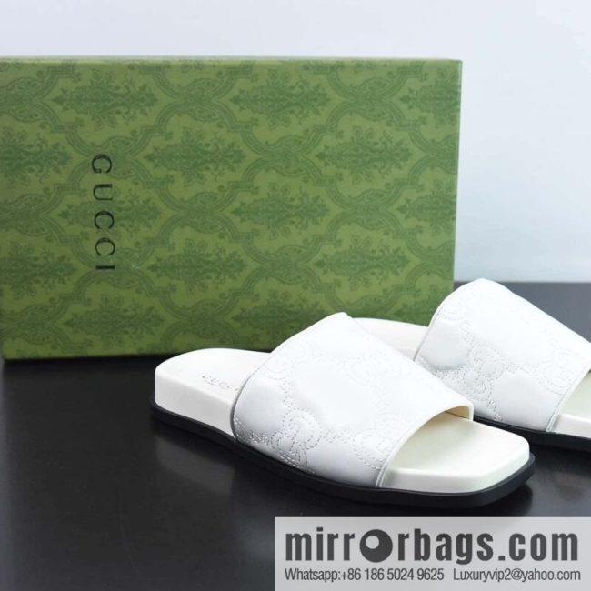 Gucci Gucci imported mixed sheepskin spring and summer sandals series