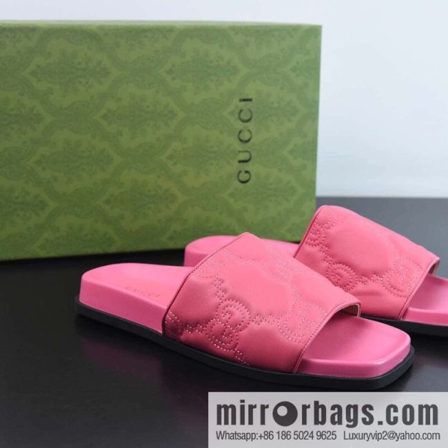 Gucci Gucci imported mixed sheepskin spring and summer sandals series