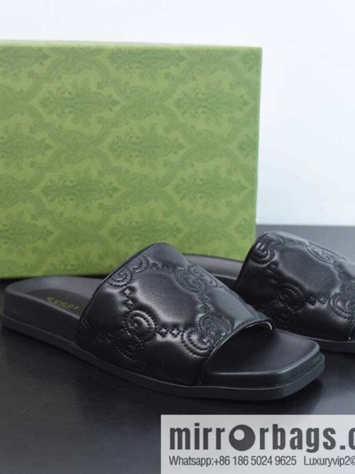 Gucci Gucci imported mixed sheepskin spring and summer sandals series