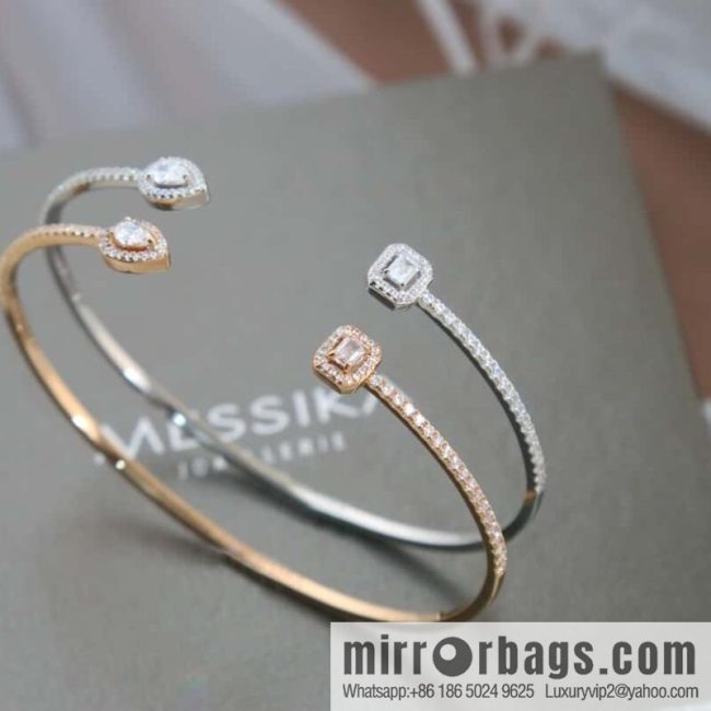 Messika My Twin Toi & Moi Skinny Open Bracelet Bracelet