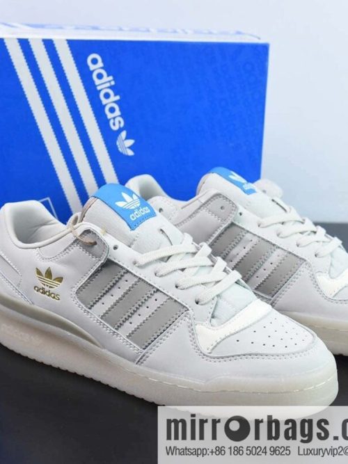 Adi 84 gray blue label adidas Forum 84 Low adidas classic Vintage sneakers, item number: HQ1506