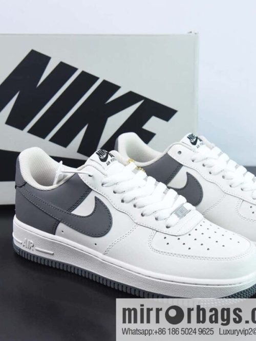 Nike Air Force 1 Low \'07 \"Granny Grey\" Air Force One low-top casual sneakers, item number: DB3301-022