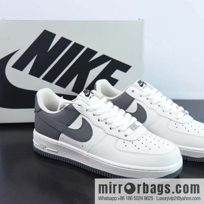Nike Air Force 1 Low \'07 \"Granny Grey\" Air Force One low-top casual sneakers, item number: DB3301-022
