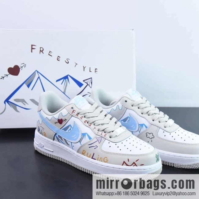 Nike Air Force 1 Low \'07 Snow Mountain color scheme Air Force No. 1 low-top casual board shoes, item number: CW2288-219